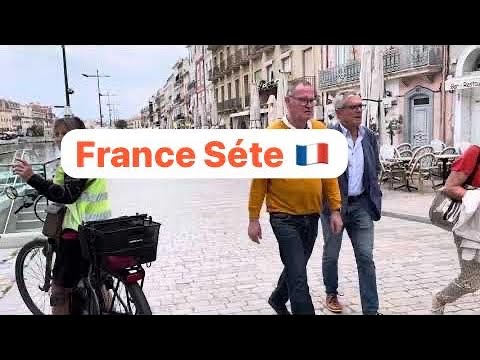 France Sète Walking Tour in City Centre 🇫🇷