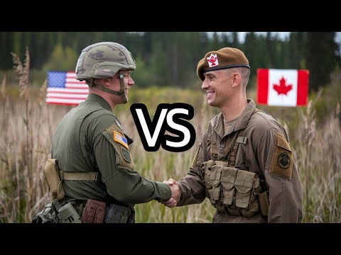How do Canada's and America's militaries compare?🇺🇸🇨🇦