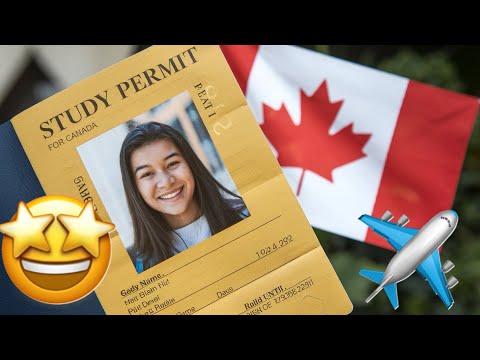 How can I obtain a study permit for Canada?🇨🇦😍✈️