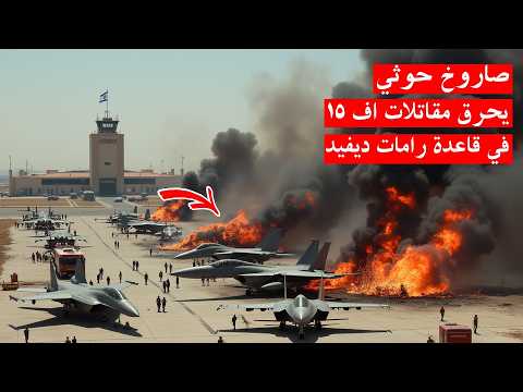 عاجل: صاروخ يمني يضرب قاعدة رامات ديفيد ويحرق 3 مقاتلات اف 15 , ونتنياهو في ورطة !
