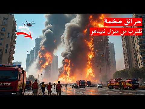 عاجل : أكبر كارثة حرائق في تاريخ إسرائيل , والنيران تصل منزل نتنياهو . وتل ابيب تستغيث !