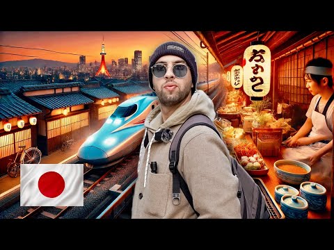 🚄 رحلتي بالقطار السريع في اليابان واكتشاف أماكن غريبة في كيوتو! 🇯🇵