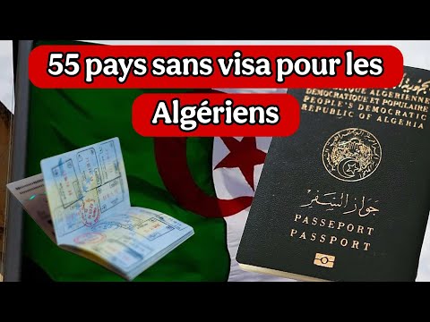 Cinquante cinq pays sans visa pour les Algériens – Classement du passeport algérien en 2025