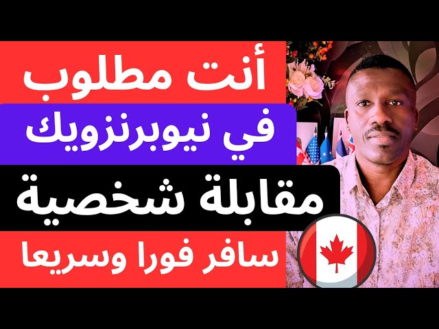 طريق هجرة سريع الي نيوبرنزويك الكندية في خلال أسابيع فقط
