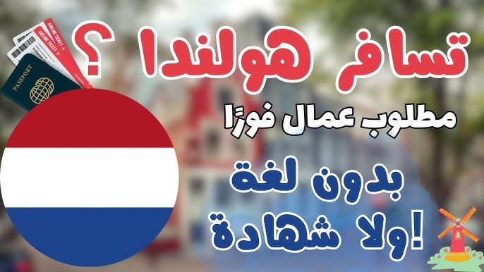 هولندا تطلب بشكل عاجل هذه المهن! 🇳🇱 فرص عمل رسمية بدون لغة أو شهادة جامعية