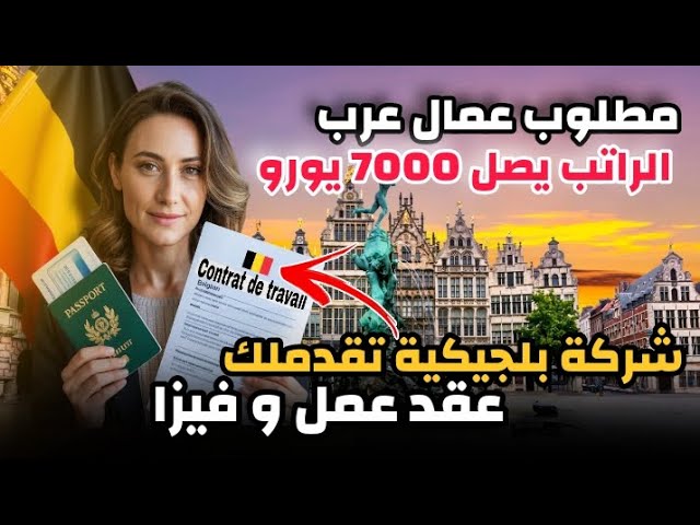 شركة بلجيكية تقدملك عقد عمل و فيزا| مطلوب عمال من دول عربية براتب 7000 يورو| الهجرة إلى بلجيكا 2025