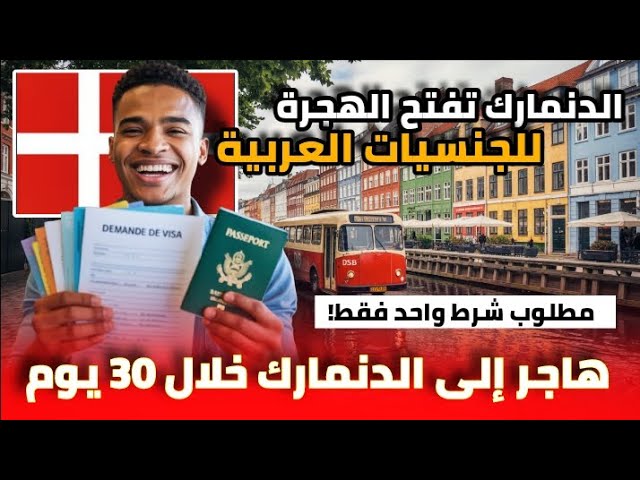 رسميا الدنمارك تفتح أسهل برنامج هجرة لاستقطاب مهاجرين عرب| الامتيزات و الشروط و طريقة التقديم