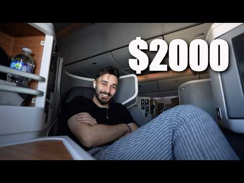 🇺🇸 تجربتي على درجة رجال الاعمال على أسوء طيران في امريكا ($2000)